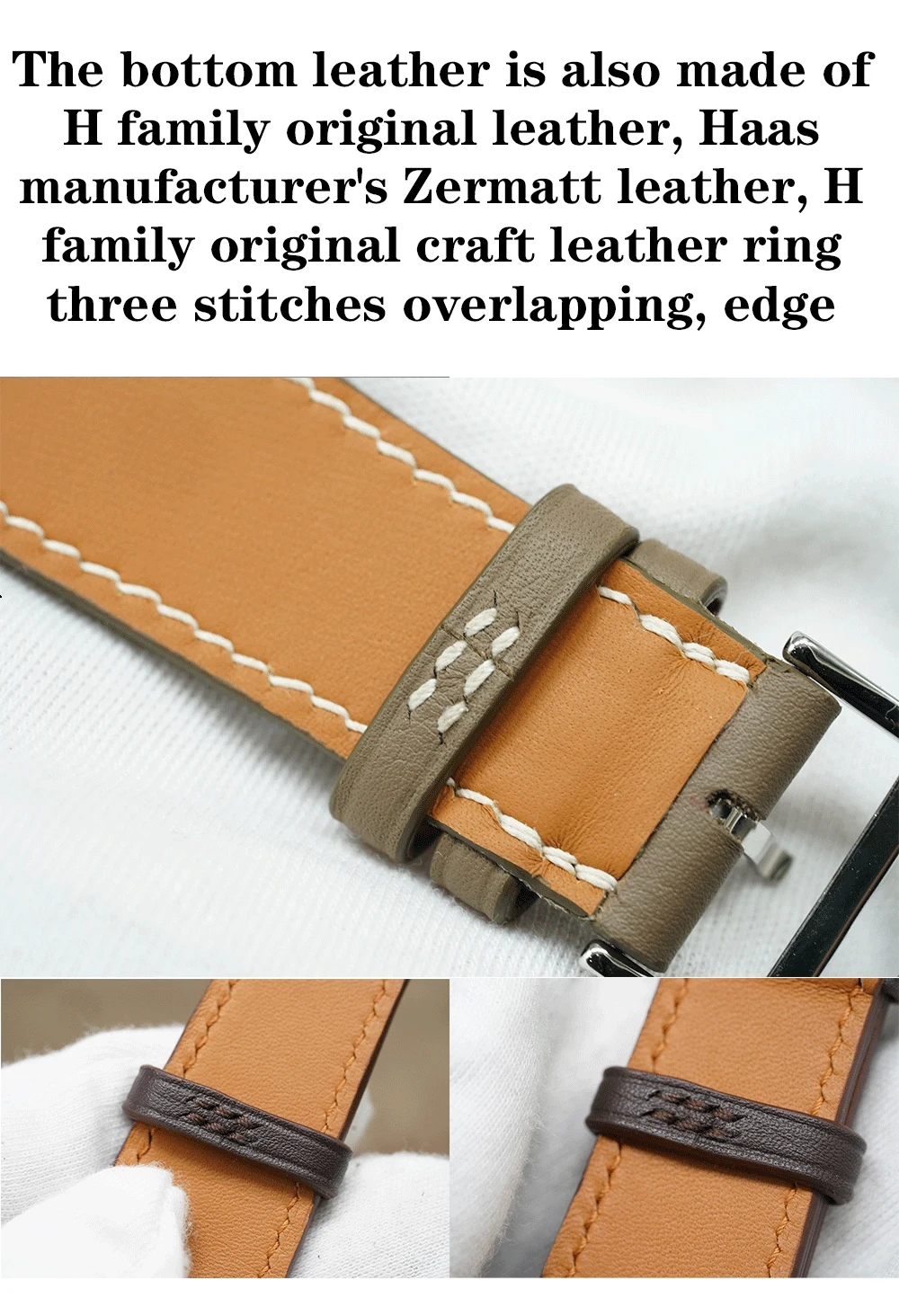 Для Apple Watch 10s ремешок Smart iwatch6 7 8 9 поколения ультра кожаный для часов