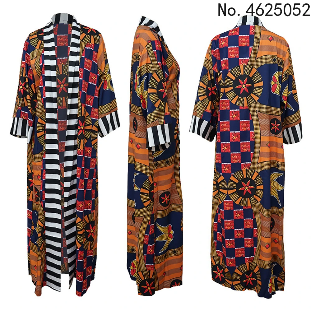 

Осеннее Африканское пальто из полиэстера для Женщин Дашики новый стиль весеннее платье африканская одежда модная африканская женская одеж...