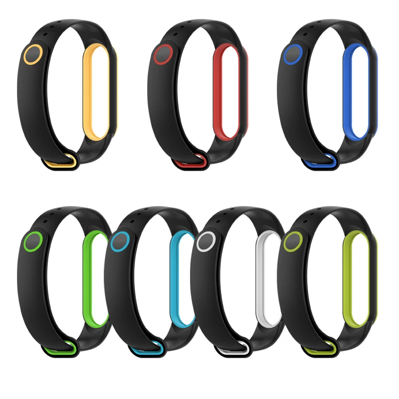 

Smart Accessories Replacement Strap Breathable Wristband For Mi Band 5 Watch Strap Sweat Proof Tpu