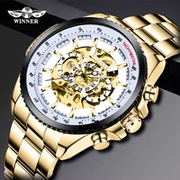 luxury charm mechanical automatic watch for men luminous waterproof watches hands folding buckle male wristwatch reloj hombre