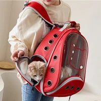 cat backpack portable cat backpack carrier transparent backpacks for cats travel bag breathable pet carrier travel backpacks