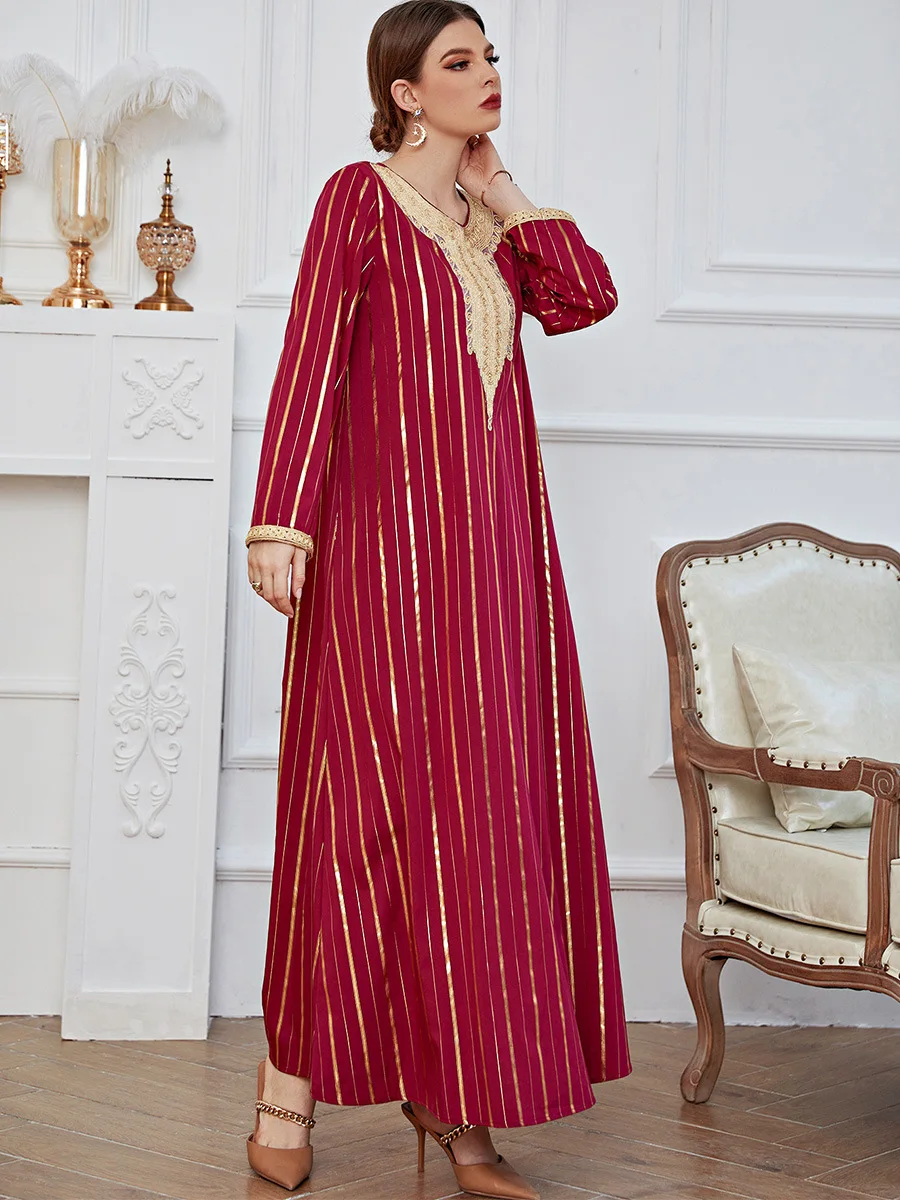 Kaftan African Dresses for Women Abaya Dubai Turkey Islam Arabic Bangladesh Muslim Modest Dress Robe Longue Femme Vestidos Longo