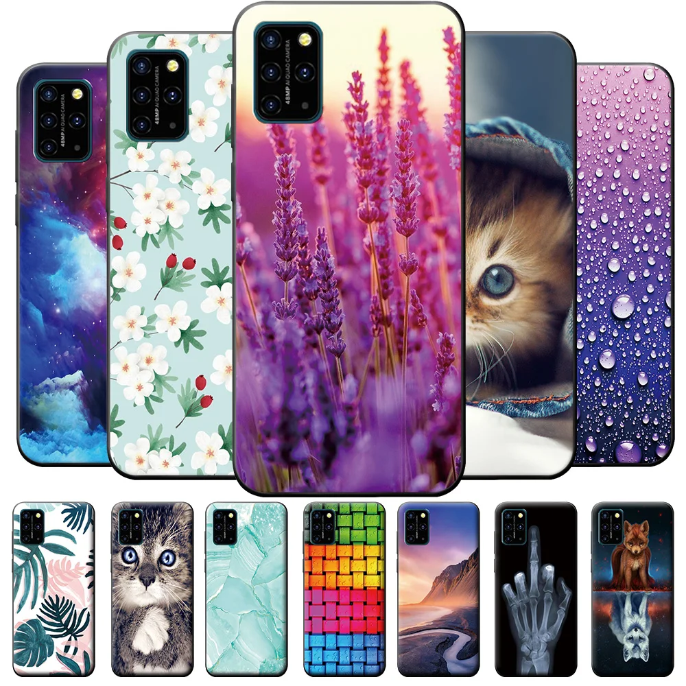 Для UMIDIGI S5 Pro Чехол милый модный милый чехол для задней панели для UMIDIGI S5 Pro S5Pro 6,39 дюймов черный силиконовый чехол для телефона чехол Fundas Shell