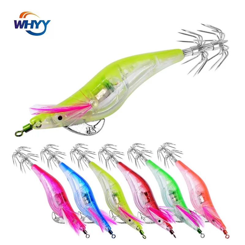 

WHYY Matsumoto Luya 6-color Electronic Shrimp 2.5# Luminous Luya Fishing Gear Flash Bait Bass Lure Fishing Lures Fishing Bait