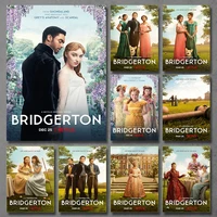 bridgerton movie poster us tv series bridgerton wall art canvas painting print aesthetic picture for living room home wall decor