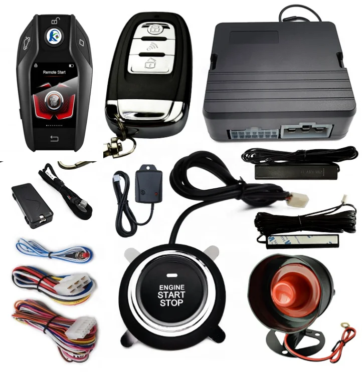 

DropShipping Smart LCD Key Remote tracking device mobile phone App Control smart remote starter car engine start stop