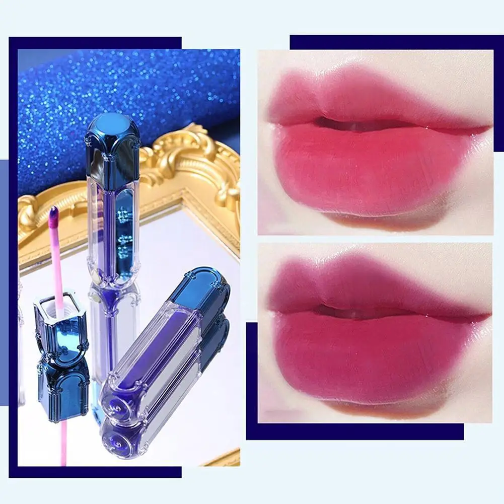 

Iced Tea Mirror Lip Glaze Watery Lip Gloss Waterproof Lipstick Tint Waterproof Velvet Red Women Lasting Lasting Lip Lip Lon Y1J2