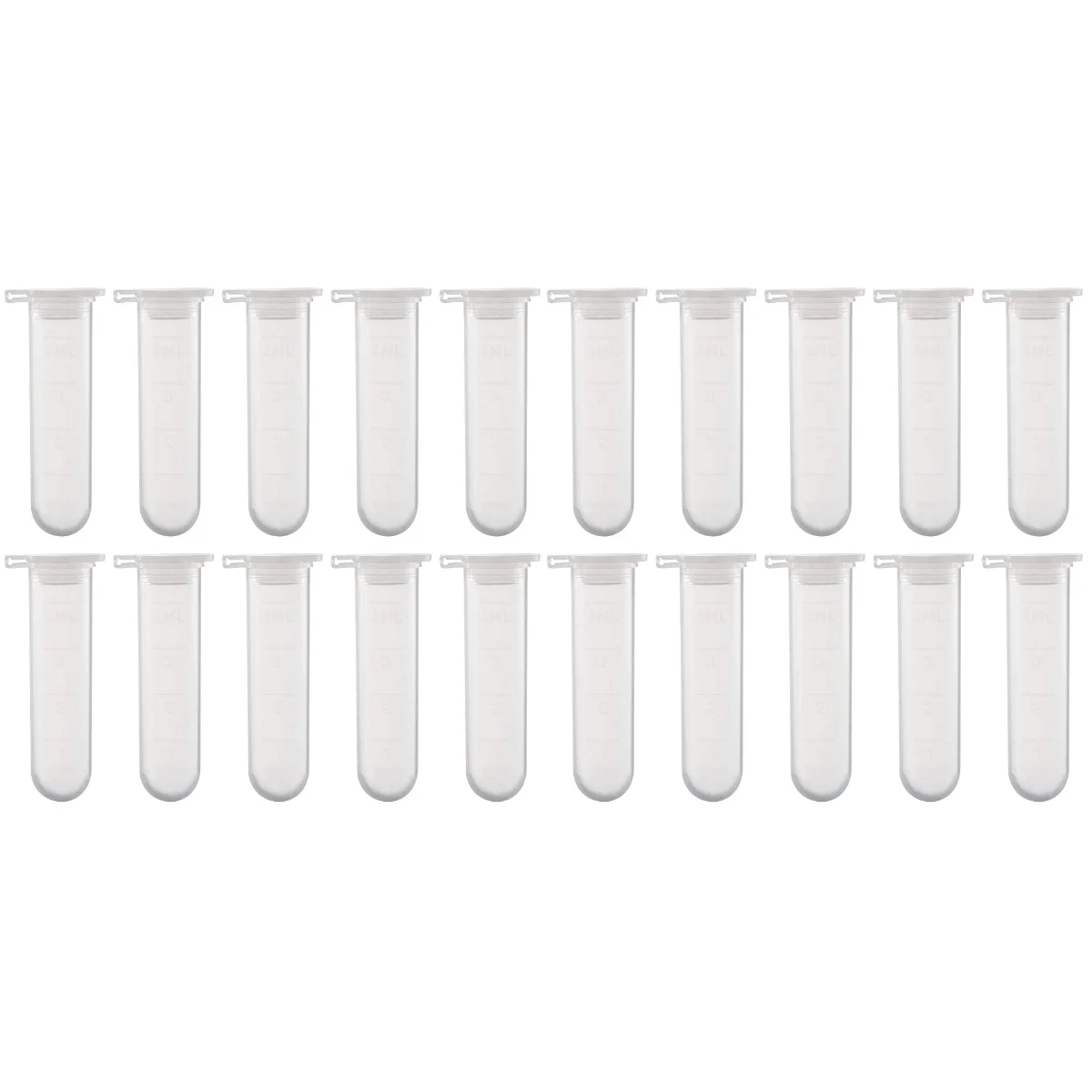 

100 Pcs Test Tube Centrifuge Sample Tubes Polypropylene Laboratory