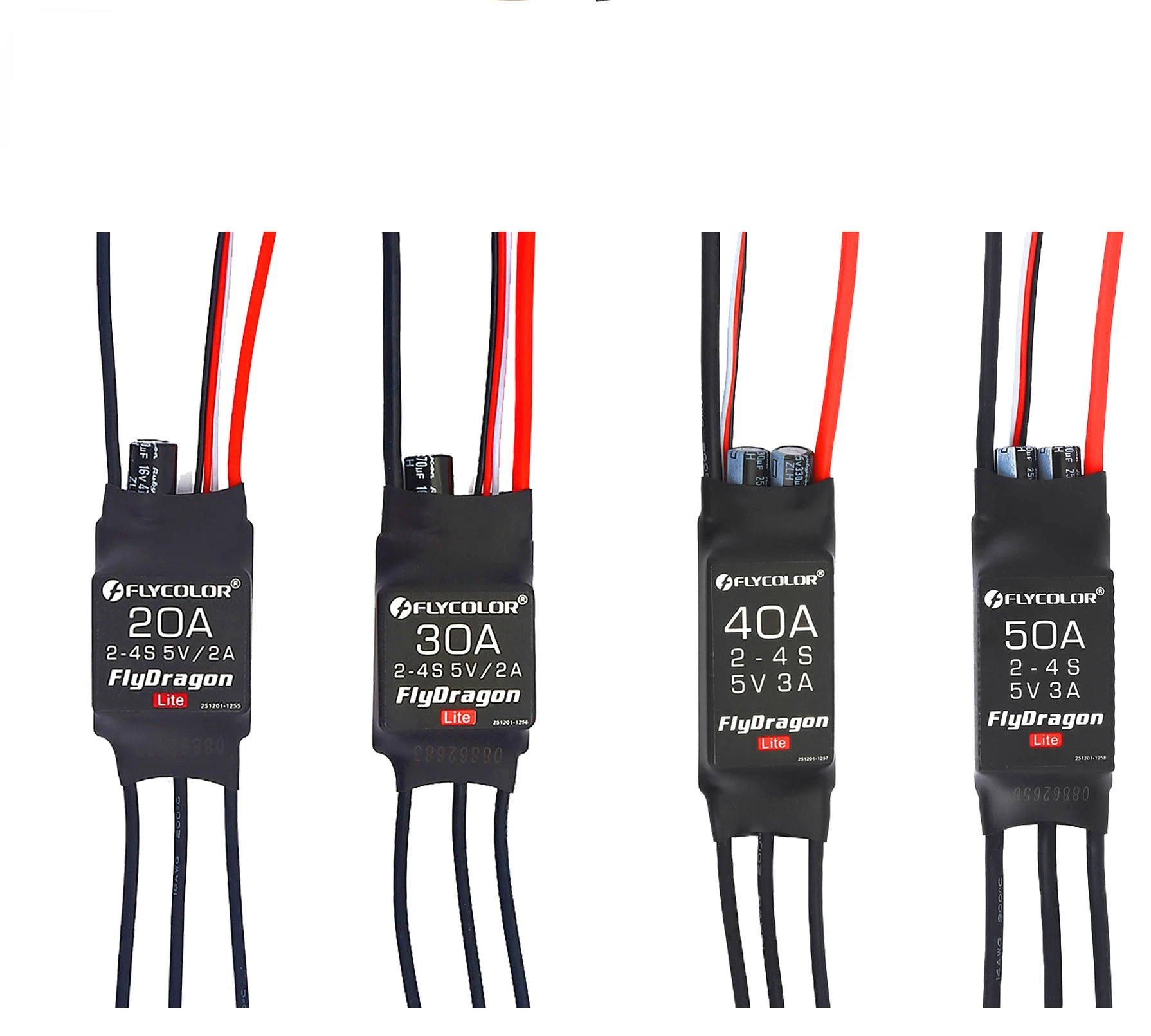 

Brushless Model Aircraft ESC 20A30A40A50A 2-4S for Feiyingjiale Fixed Wing RC Aircraft Model