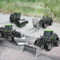 simulation alloy head engineering bulldozer vehicle model car inertia excavator crane model truck car kid toys for boys children