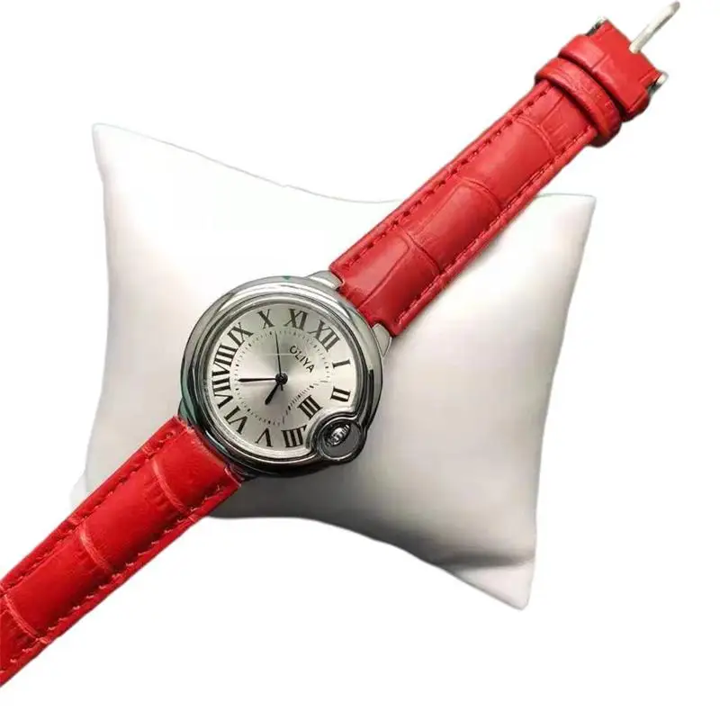 Couple Watch Round Blue Balloon Sapphire Fisheye Calendar Steel Band Folding Buckle LeatherLover gift Men's/Women's Watch