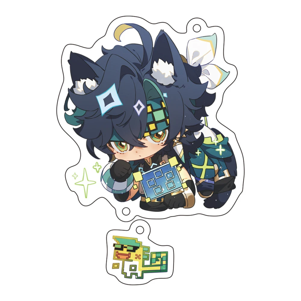 Акриловый брелок для ключей