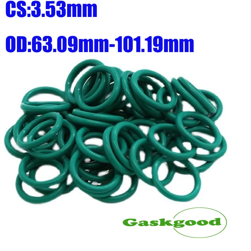 

5/10pcs CS 3.53mm FKM O RING Fluorine Rubber Oil Seal Washer Gasket Fluororubber O-Rings Sealing Ring ID 63.09mm-101.19mm