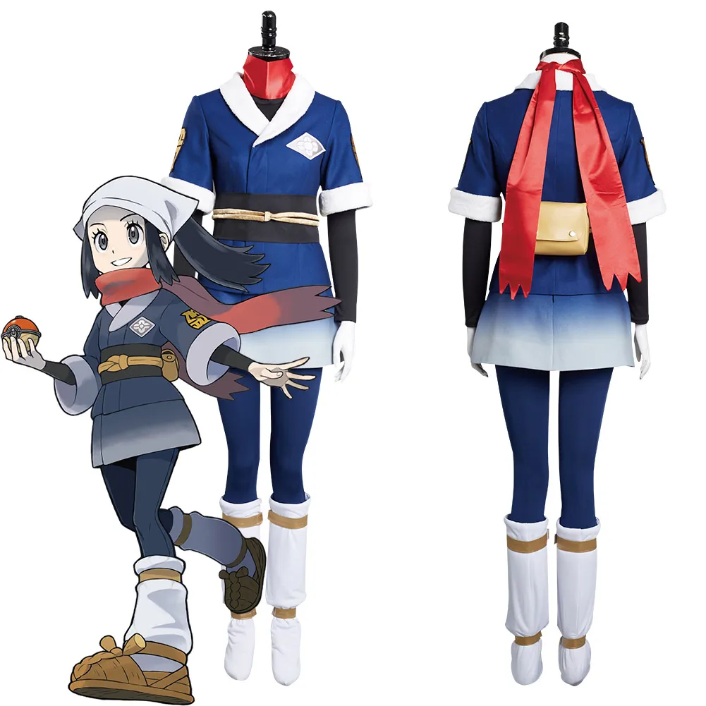

Game Pokémon Legends: Arceus - Akari Cosplay Costume Outfits Halloween Carnival Suit