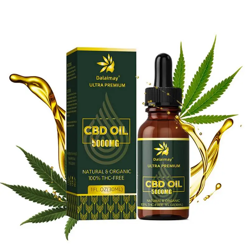 

30ml 100% Real CBD Hemp Essential Oil Contains Tough Quality Extraction Effective For Relax Mind Body Anti-anxiety Sleep Better