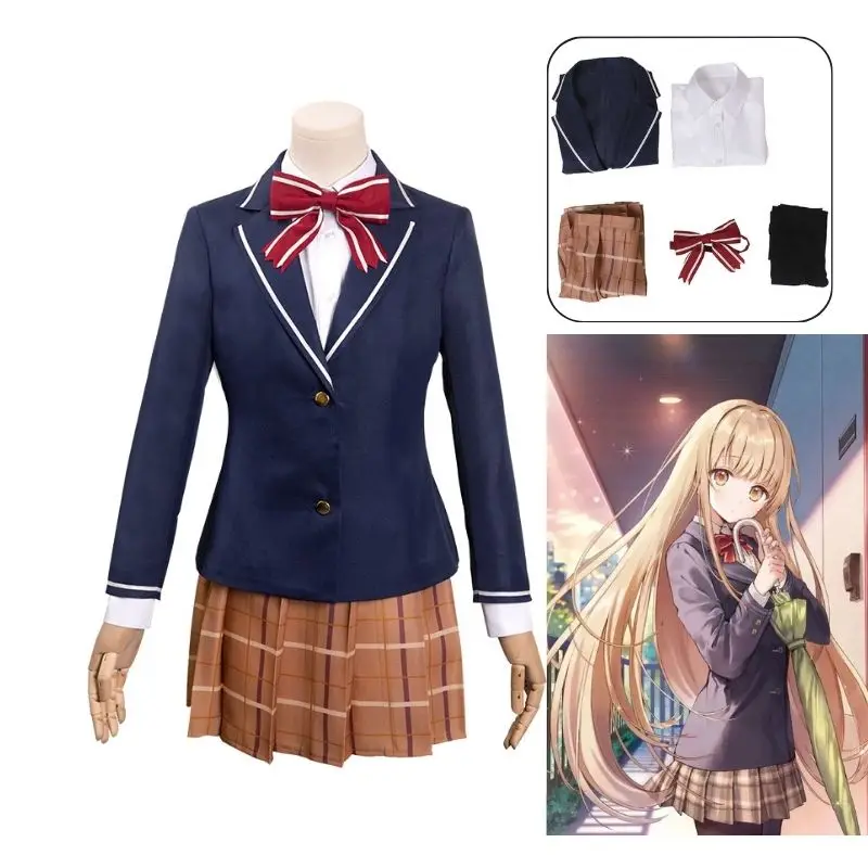 

Anime Shiina Mahiru Cosplay Women Costume Outfit Female Cosplays Lolita Dress Halloween Carnival Suit