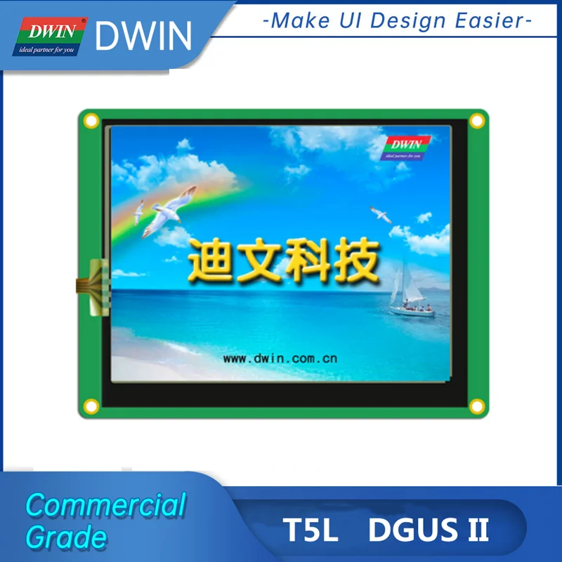DWIN 5.6 Inch 640*480 Intelligent HMI Capacitive Touch Screen Panel Smart Uart TFT LCD Display Module DMG64480C056_01W