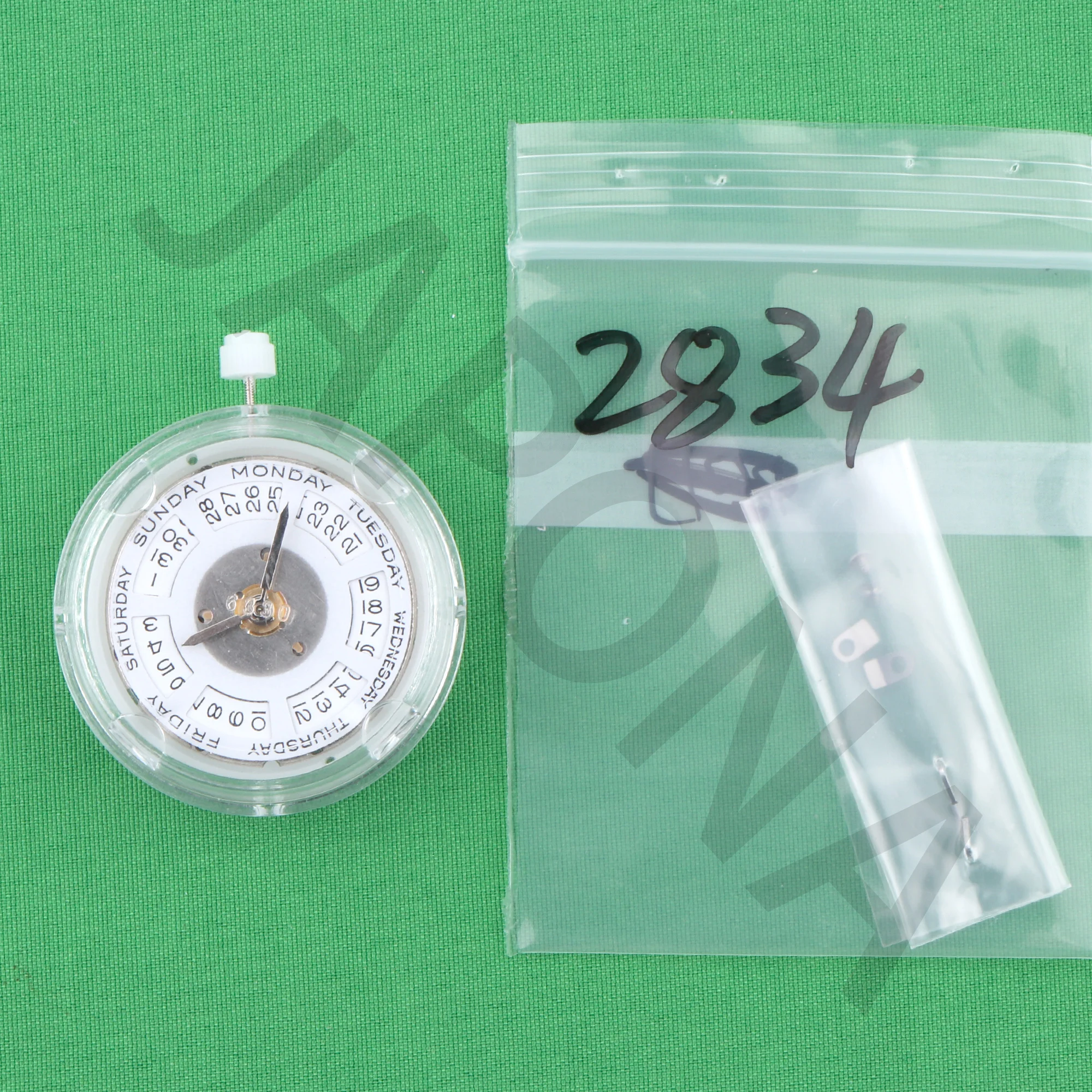 china HZ 2834 movement silvery Replace ETA 2834 movement fully automatic movement No lettering no logo hangzhou2834 silvery