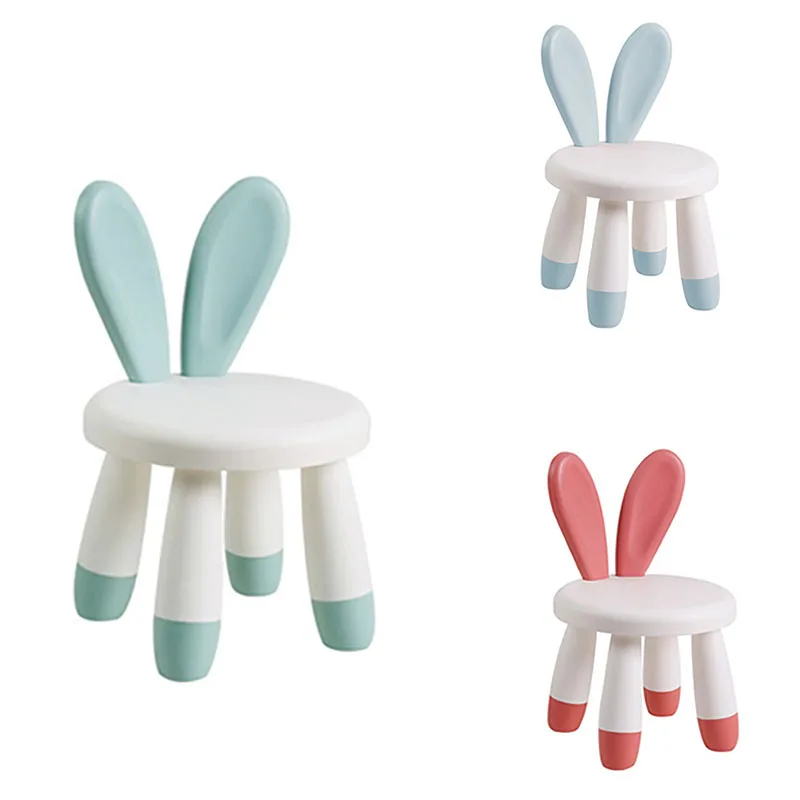 Children Stool Footboard Indoor Furniture Children's Stool Toy Sofa Stool Children Chair Cute Pet Rabbit Chair