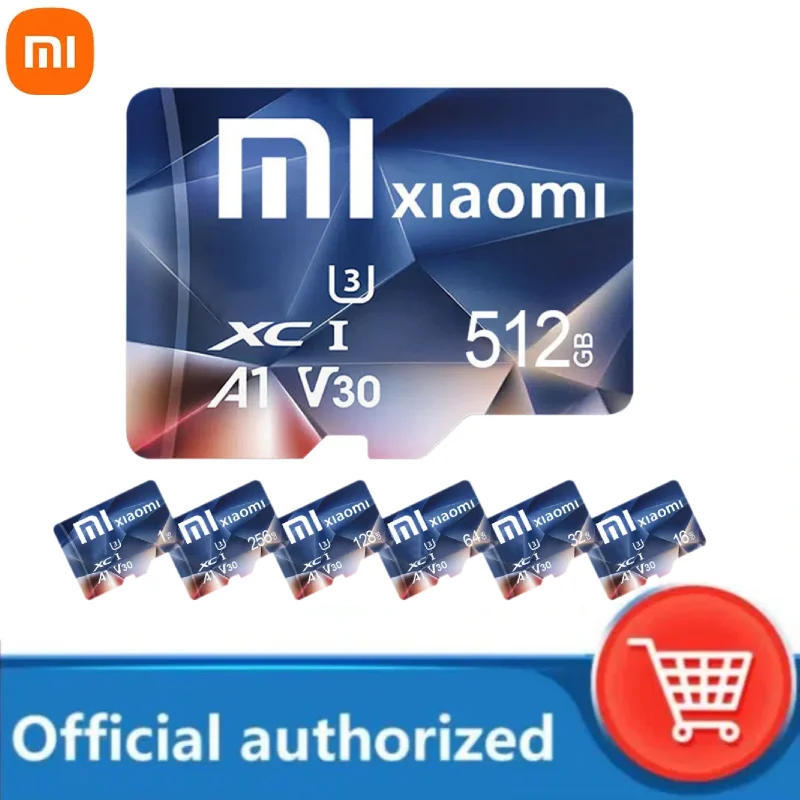 Xiaomi 2TB Micro TF SD-карта 512 ГБ Высокоскоростная карта класса 10 4K Ultra-HD Видео A2 Карта SD Flash