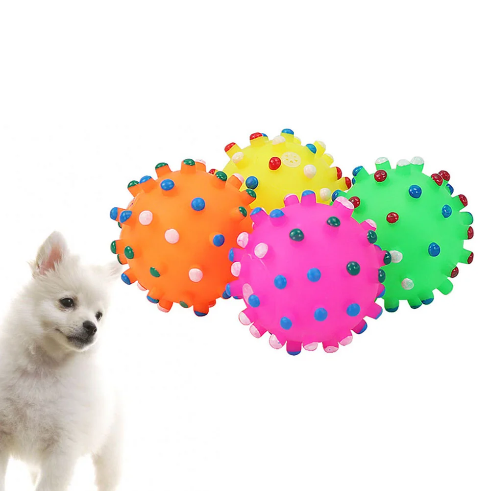 

Dog Toys Squeaky Pet Toy Sound Chew Playing Puppy Chewing Rubber Teething Dogs Cat Molar Squeeky Latex Funny Puppies