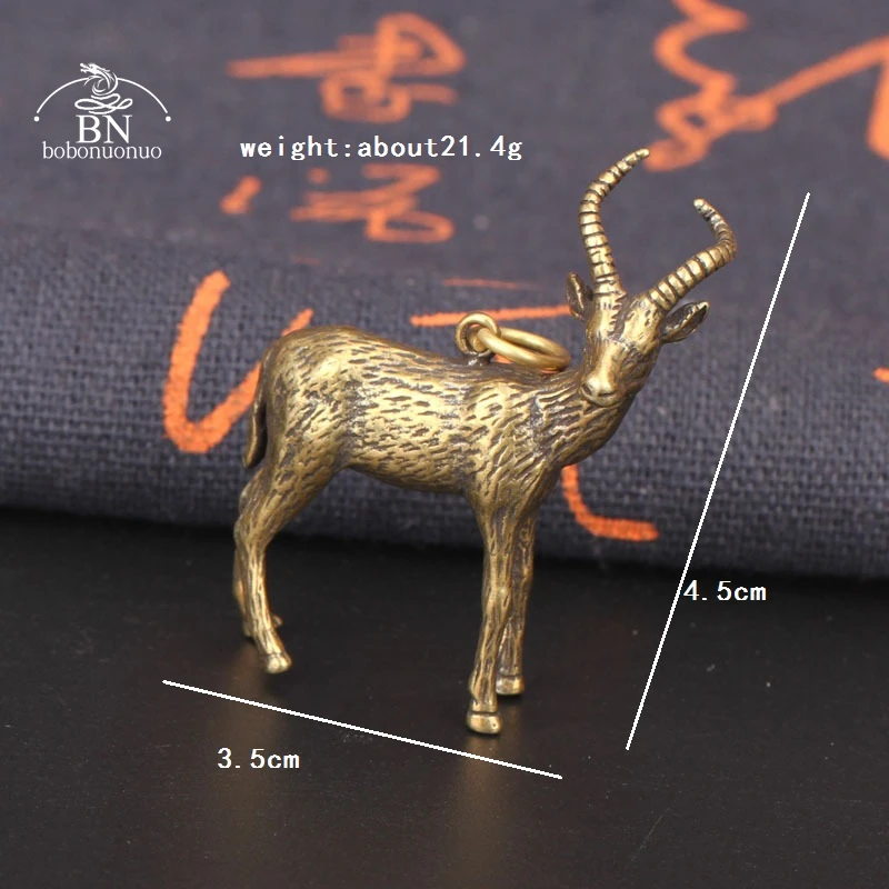 

Миниатюрная медная статуэтка козы