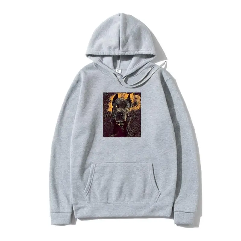 

Лидер продаж, свитер с капюшоном, верхняя одежда, теплая верхняя одежда, верхняя одежда, мужской пуловер для корсета тростника, отличный итальянский товар для мастифса, дизайн собаки