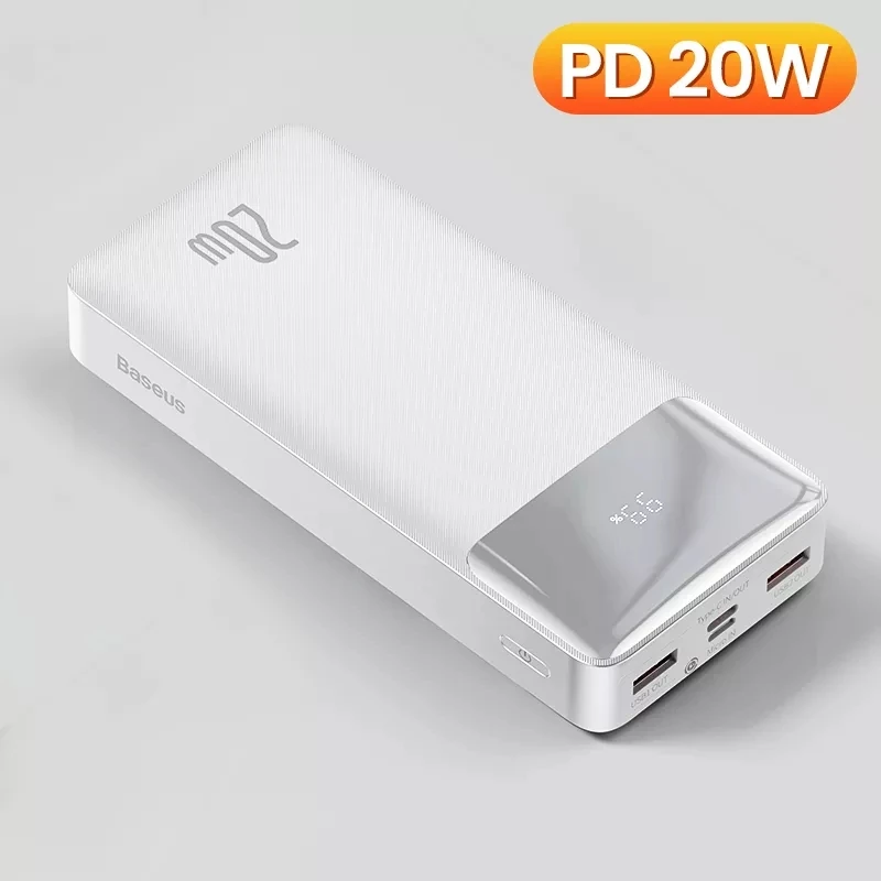 

Power Bank 30000mAh Portable Charging Poverbank Mobile Phone External Battery Fast Charger Powerbank For IPhone 13 Xiaomi