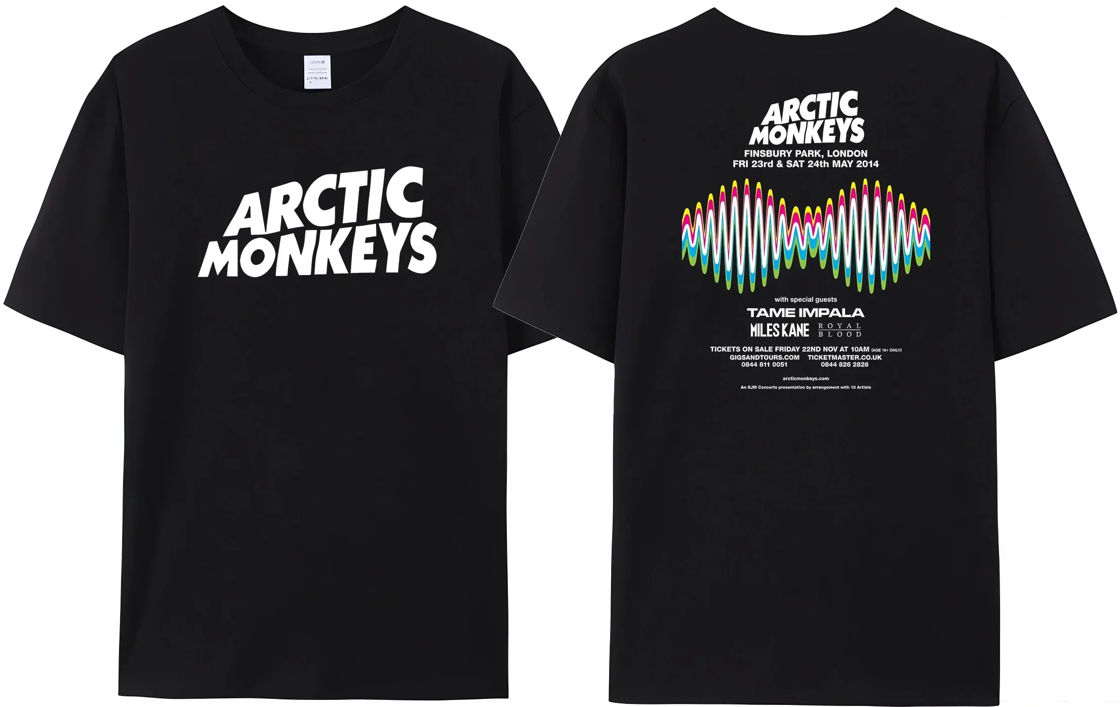 Arctic Monkey наиболее модная футболка из 100% хлопка Pioneer finsbury park london удобная с принтом
