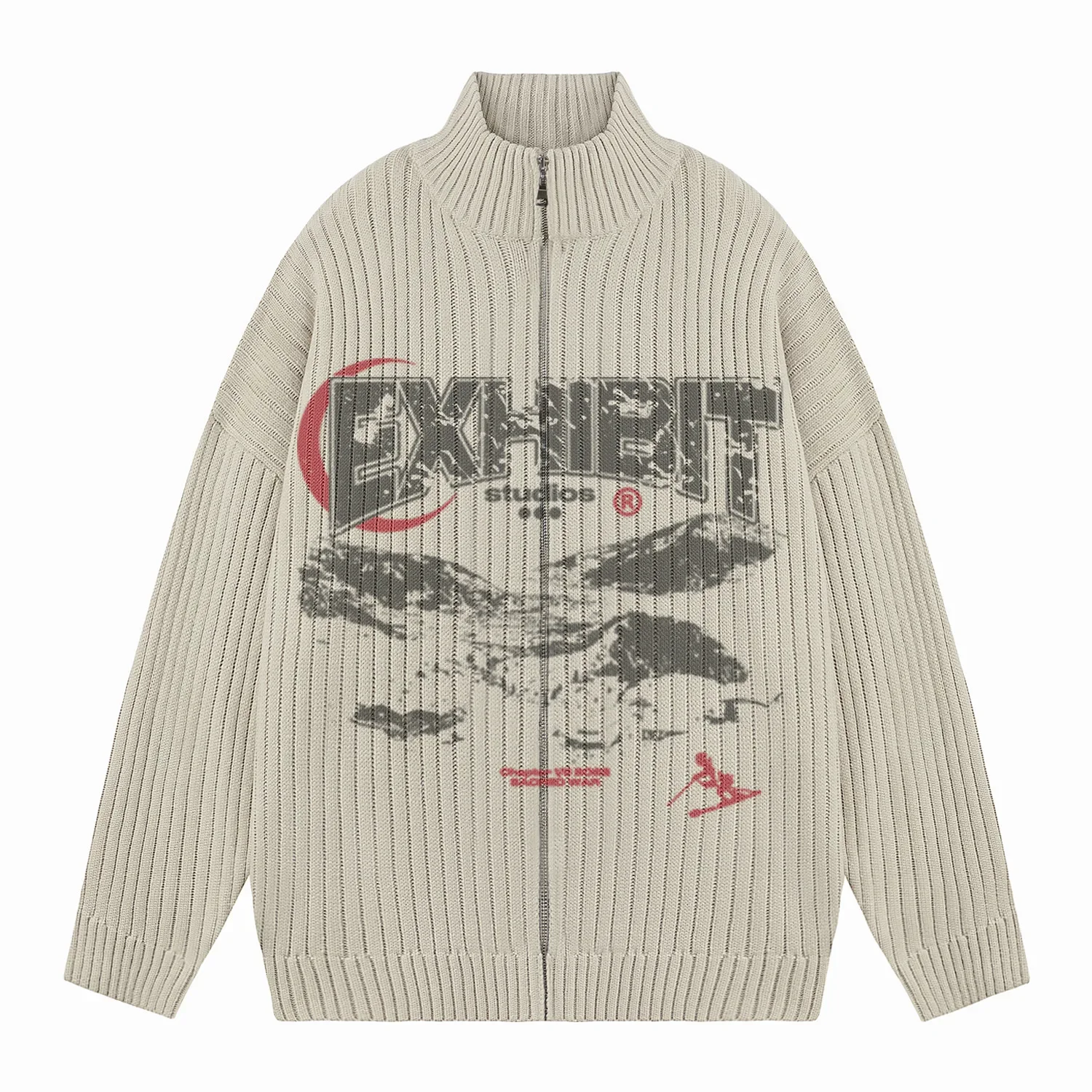 Tangshu модная винтажная вязаная куртка в американском стиле с горным дизайном для