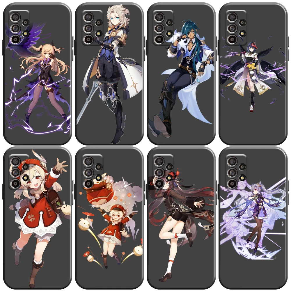 

Genshin Impact Project Game Phone Case For Samsung Galaxy S20 S20FE S20 Ulitra S21 FE Plus Ultra Soft Coque Funda Carcasa Black