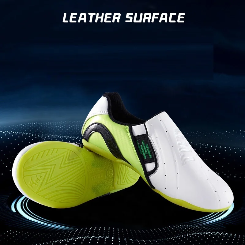 New Design Children Taekwondo Shoes Breathable Durable Shoes Cheap Adult Pu Upper Outdoor Taekwondo Shoes images - 6