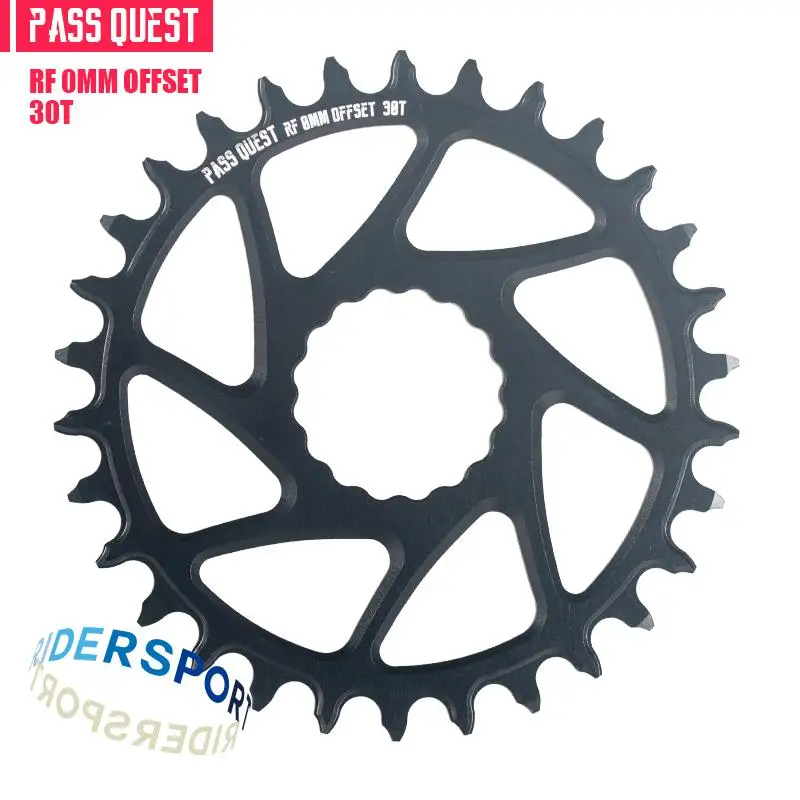 

FOR PASS QUEST RACEFACE 0mm Offset Crank Special Positive and Negative Wide and Narrow Tooth Chainring Road Bike Chain Wheel