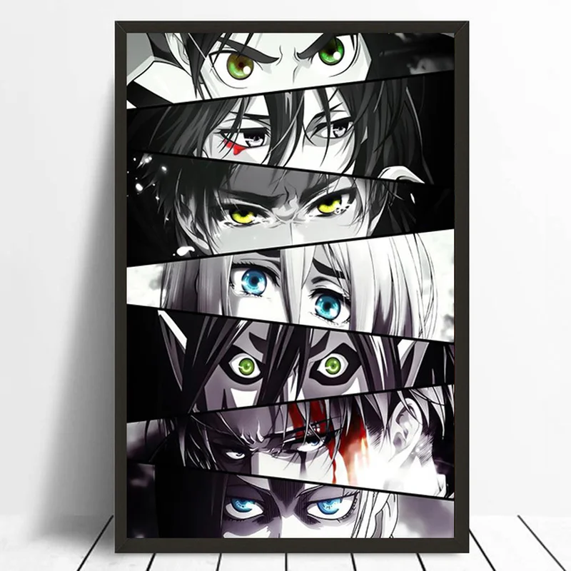 Японские Аниме-персонажи Bandai постер с глазами драконий жемчуг Наруто цельный