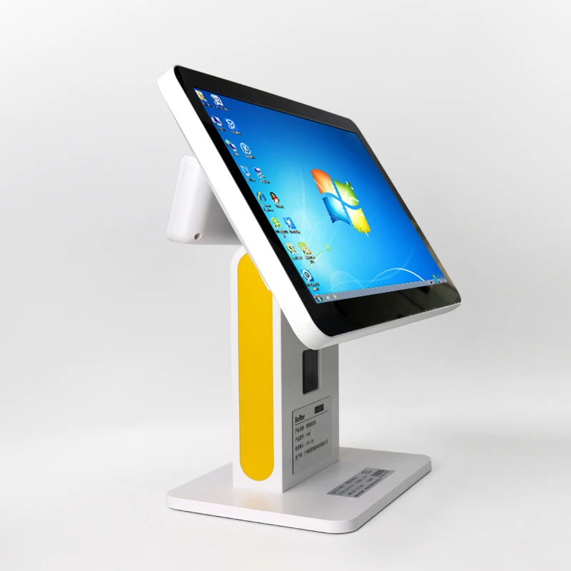 

POS System includes Cutomer Display 15.6" Touch Screen Cash Register for Hotels Restuarants Retail Stores Windows System