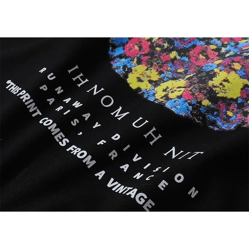 Футболки NOM IH UH NIT для мужчин и женщин лучшее качество классический узор с принтом