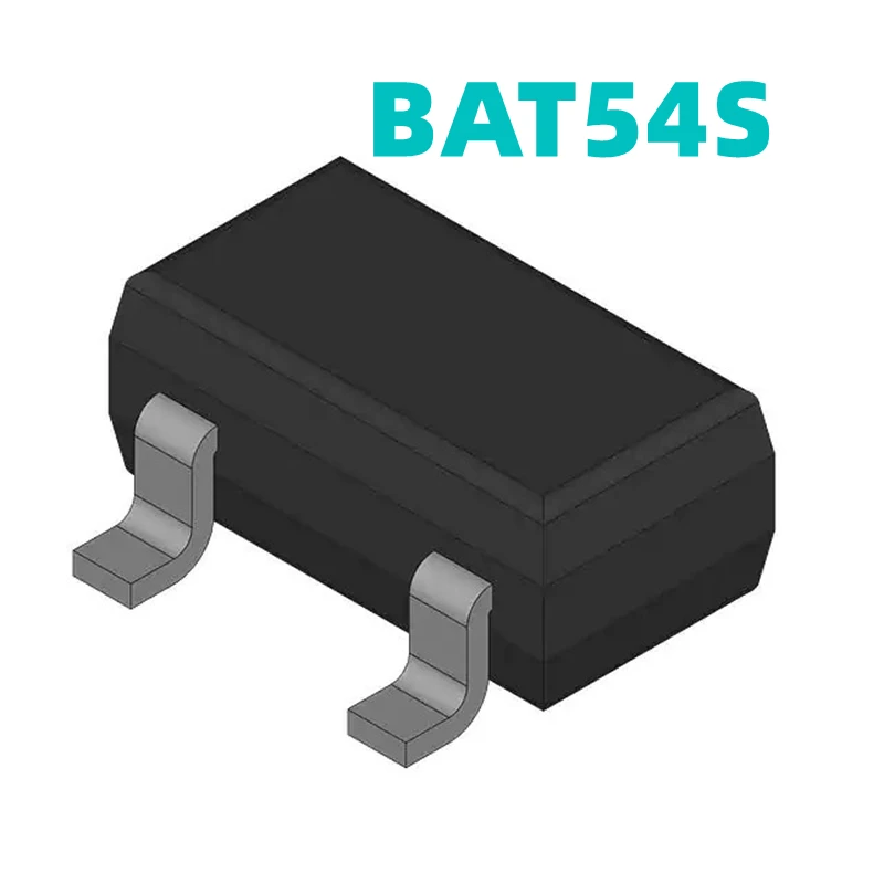 

100PCS Original Genuine BAT54S Screen Printed KL4 SOT-23 30V/200mA Schottky Diode
