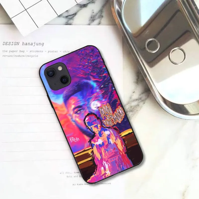 Чехол для телефона Rapper Kid Cudi Man On The Moon мягкий черный чехол IPhone 13 12 11 XS X 8 7 6 Plus Mini Pro Max