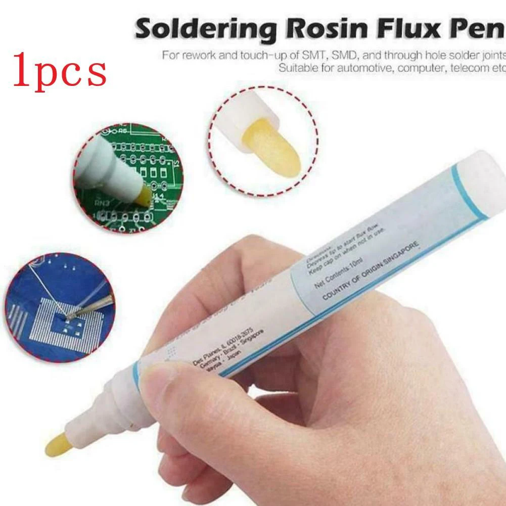 

Pen Applicator Flux Pen Soldering No-Clean Rosin Type 135mm Length Environmentally Friendly Telecommunications