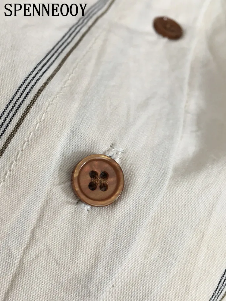 Женская однобортная блузка SPENNEOOY модная подиумная винтажная Повседневная Блузка