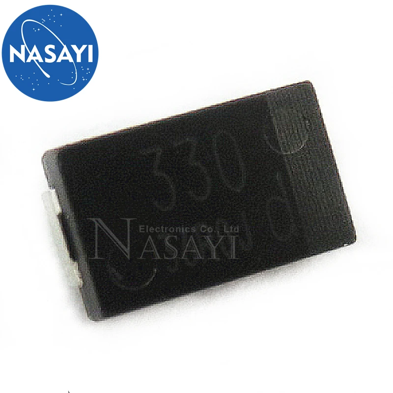 Танталовый конденсатор SMD 4TPB330M, 330 мкФ, 6,3 В, D-тип 7343, тонкий раздел, может заменить OE907 OE128