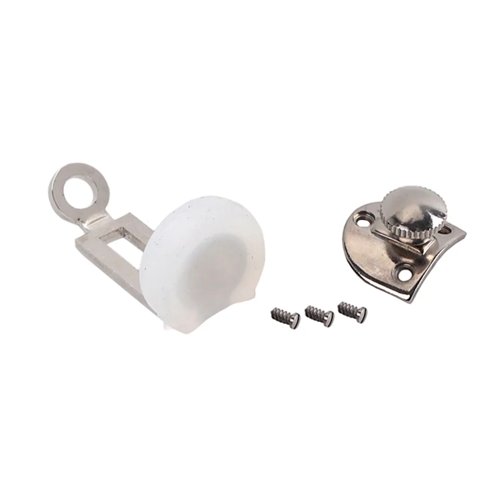 

1 Set Clarinet Thumb Rest Finger Protector with Screws Clarinet Parts Woodwind Replacement Parts (White)