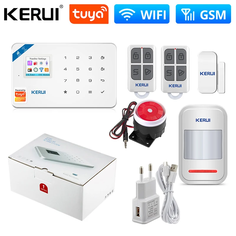 

Охранная сигнализация KERUI W181 с Wi-Fi и датчиком движения, 6 языков