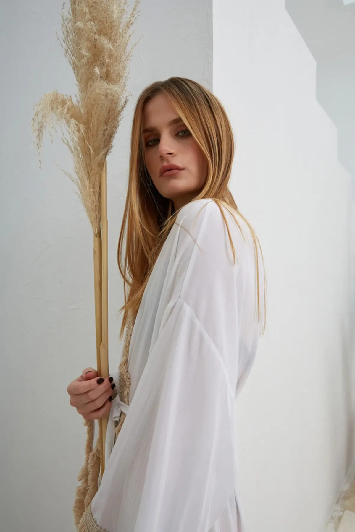 

White Kimono 93755g Pareo Summerhouse Sea Pool