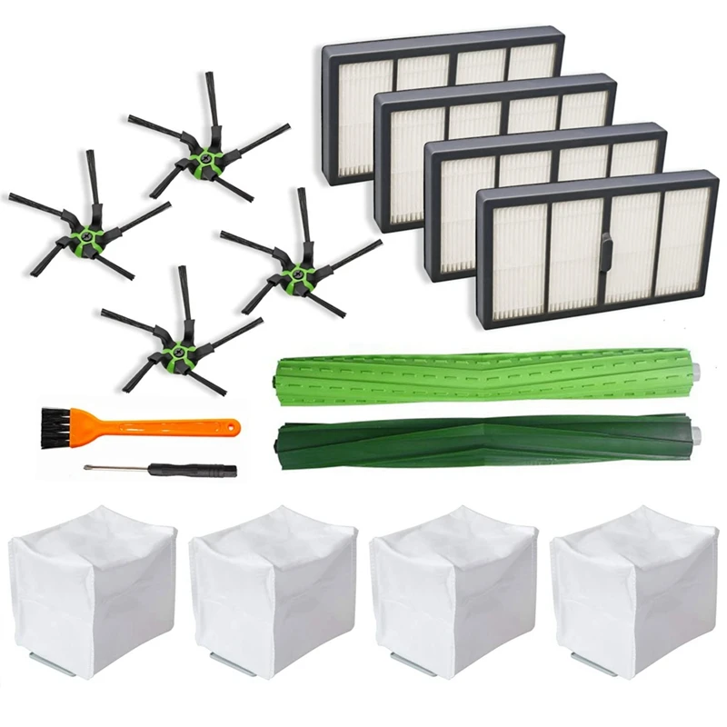 

Main Brush Side Brush HEPA Filter Spare Parts For Irobot Roomba S9 S9+ S9 Plus Robot Vacuum Cleaners
