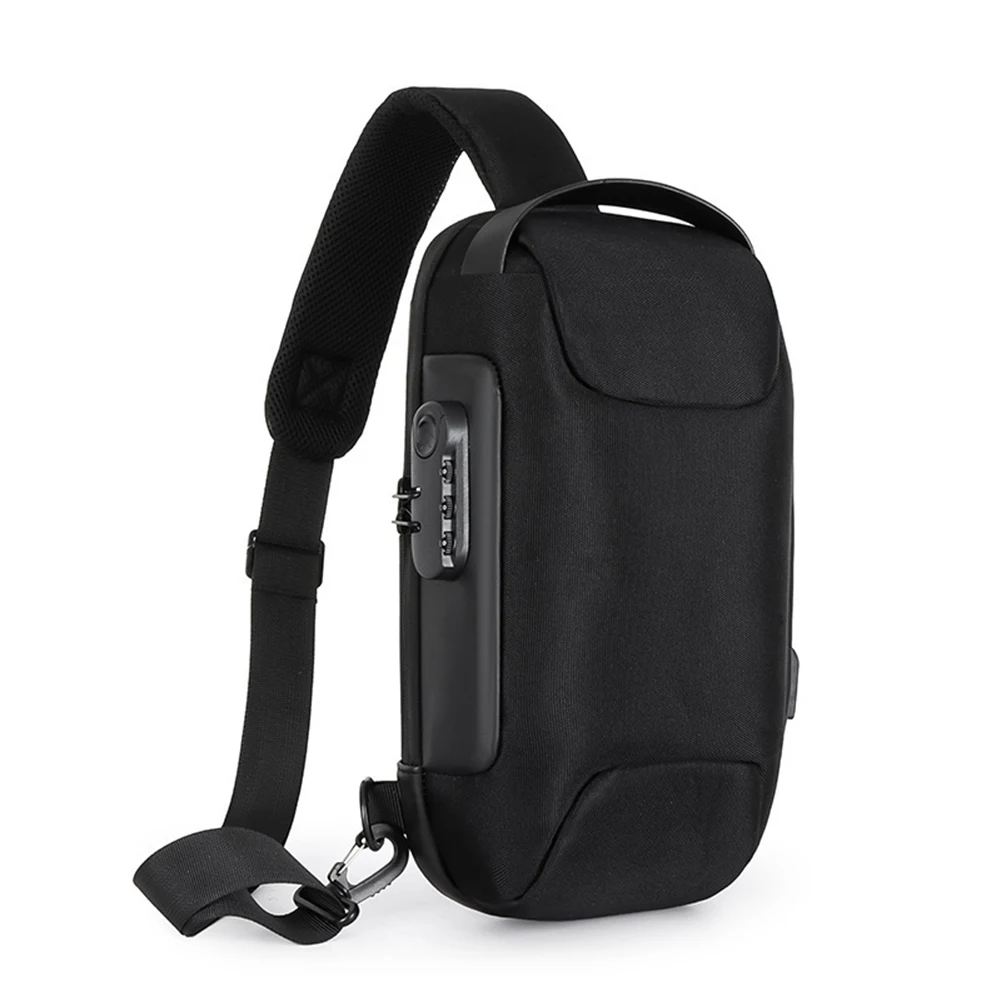 

Shoulder Bag Bicycle Bag Anti-scratch Chest Bag Combination Lock 33x16x11cm Anti Theft Men's Messenger Outdoor Cycling