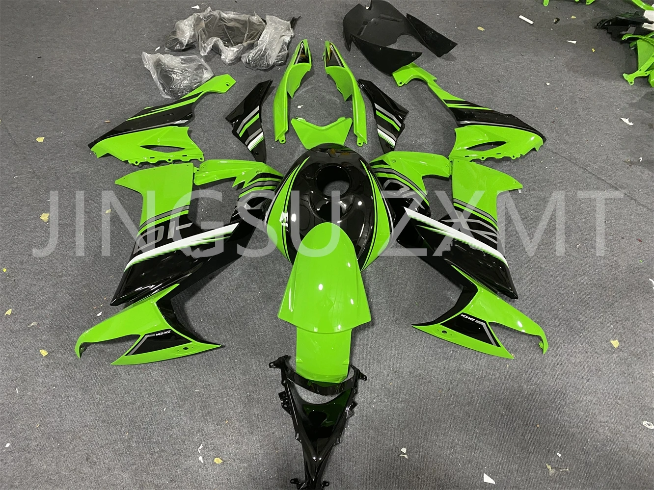 Комплект обтекателей для мотоцикла подходит Φ 08 09 10-10R 2008 2009 2010 обтекатель зеленый