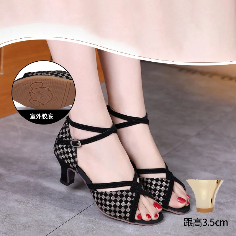 Женские спортивные кроссовки на каблуке обувь для гимнастики линейных танцев