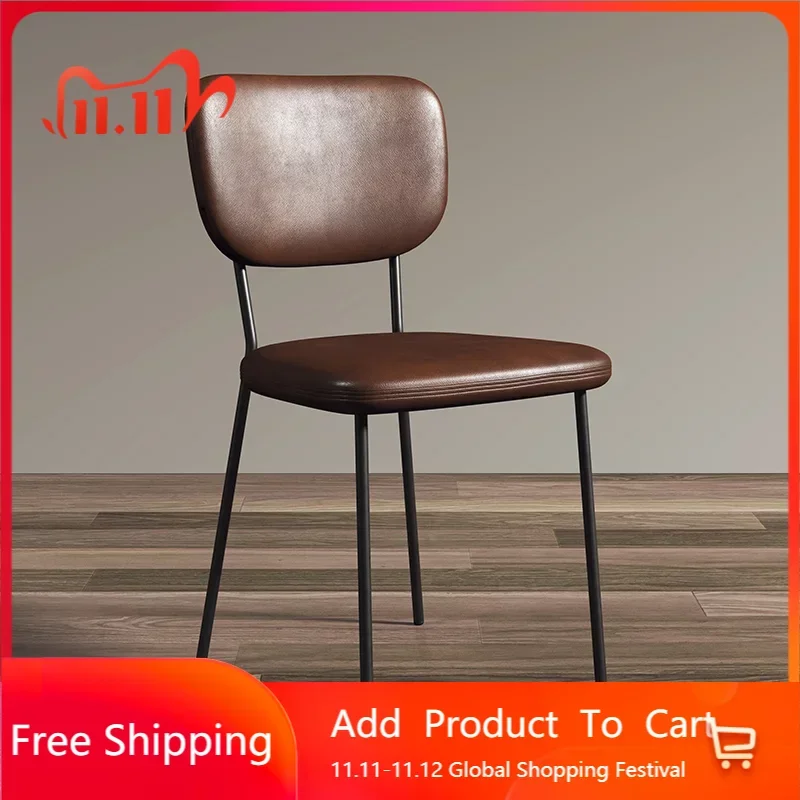 

Modern Lounge Chairs Dining Cafe Bar Indoor Nordic Metal Single Nail Computer Chairs Room Silla Nordica Japanese FurnitureLJYXP