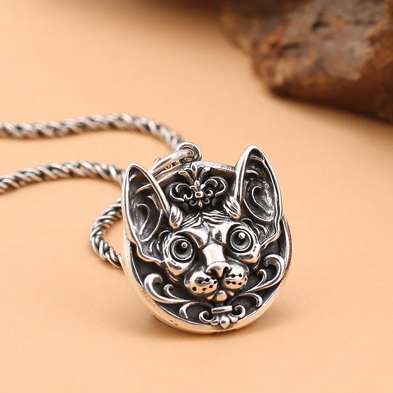 Модное ожерелье с кулоном в виде кошки и Сфинкса животным повседневное ювелирное